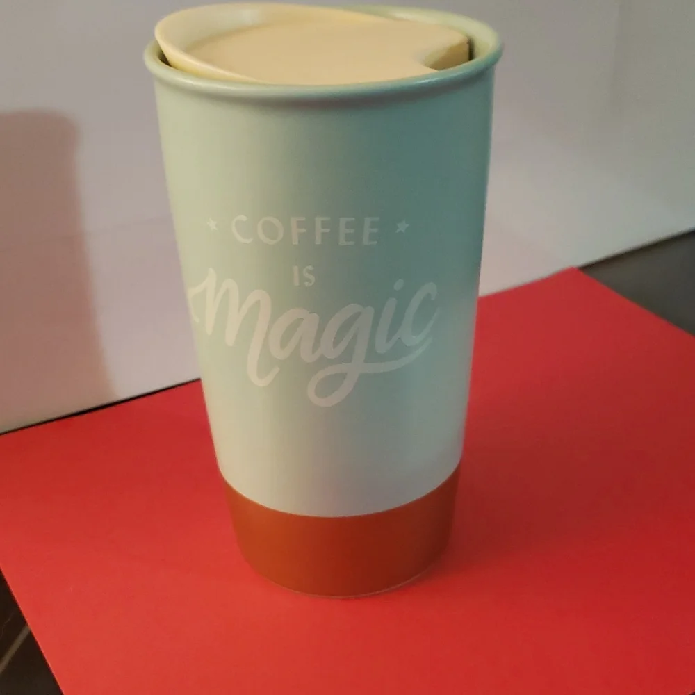 Starbucks 2018 Coffee is Magic Ceramic Tumbler tumbler travel 12fl oz